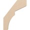 Ekena Millwork 3-inch W x 14-inch D x 18-inch H Monterey Rough Cedar Woodgrain TimberThane Knee Brace, Primed BRCUR03X14X18MONRCPR - alternate 6